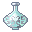 Silver Crystalline Bottle