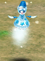 Playful Snow Doll